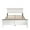Queen,White+Brown, variant on UHOMEPRO Full Size Bed Frame, Wood Platform Bed with Headboard and Footboard, Full Bed Frame with Wooden Slats, Holds 500lbs, Easy Assembly, No Box Spring Needed, Brown and White