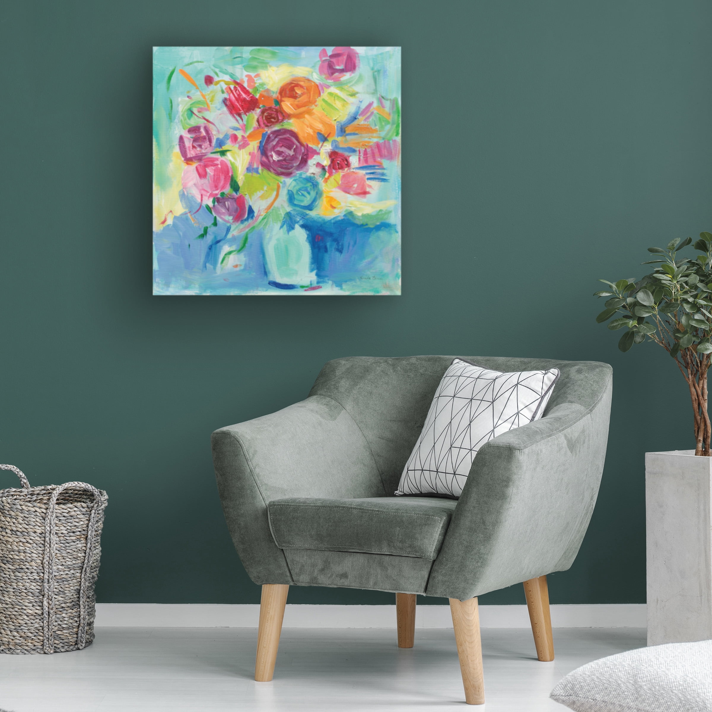 Farida Zaman 'Matisse Florals' Canvas Art