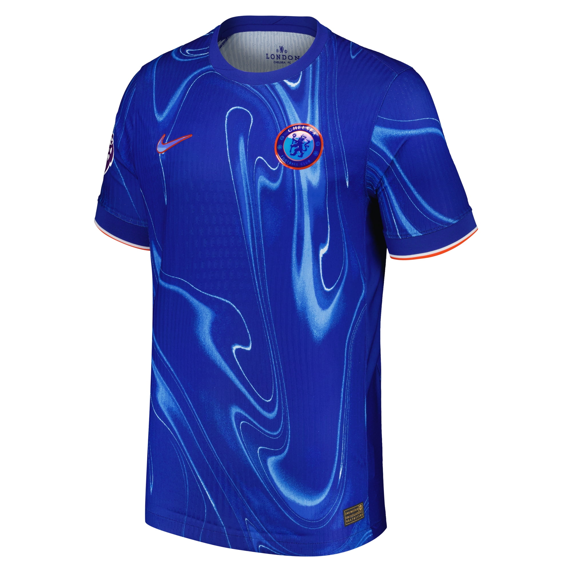 Men's Nike Mois-s Caicedo Blue Chelsea 2024/25 Home Authentic