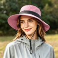 thumbnail image 2 of Women's Waterproof Bucket Hat with Sun Protection, Adjustable Chin Strap Outdoor Sun Hat for Hiking and Travel, 2 of 9