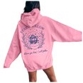 thumbnail image 4 of WILLBEST Sudadera con Capucha para Mujer, Ligera, Estilo Pullover, con Estampado Otoñal E Invernal Mediana, 4 of 5