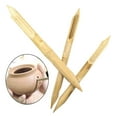 thumbnail image 3 of 3 Unids Cabeza Doble Cerámica Arcilla Bambú Bolígrafo Bolígrafos Hechos DIY Art Tools Kit, 3 of 9