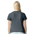 thumbnail image 4 of Gildan Heavy Cotton Women’s Crew T-Shirt, Semi Fitted, Short Sleeve Feminine Tee, Dark Heather, XL, 4 of 5