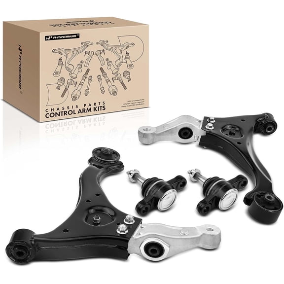 A-Premium 4Pcs Front Lower Control Arm Ball Joint Compatible with Hyundai Sonata 2006 2007 2008 2009 2010 Replace# K641392, K641391, K500035