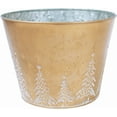 thumbnail image 1 of Jardinière Motif Or avec Arbres Blancs, 1 of 1