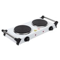thumbnail image 2 of Parrilla Eléctrica 2 Quemadores de Disco con Asa IUSA Reacondicionado blanco, 2 of 5