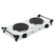 thumbnail image 2 of Parrilla Eléctrica 2 Quemadores de Disco con Asa IUSA Reacondicionado blanco, 2 of 5