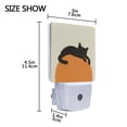 thumbnail image 4 of Yayeee LED Plug in Night Light for The Home with Auto Dusk to Dawn Light Sensors, 2 Pack, Sleeping Black Cat, 4 of 6