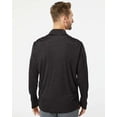 thumbnail image 3 of Lightweight Mélange Quarter-Zip Pullover, M, Collegiate Navy Melange, 3 of 4