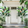 thumbnail image 5 of Artificial Bird of Paradise Tree 7FT(84in) Fake Palm Tree for Indoor Outdoor Modern Decor Faux Plants for Home Office Perfect Housewarming Gift with 17 Trunks Faux Leaves and 3 Flowers 1 Pack, 5 of 6