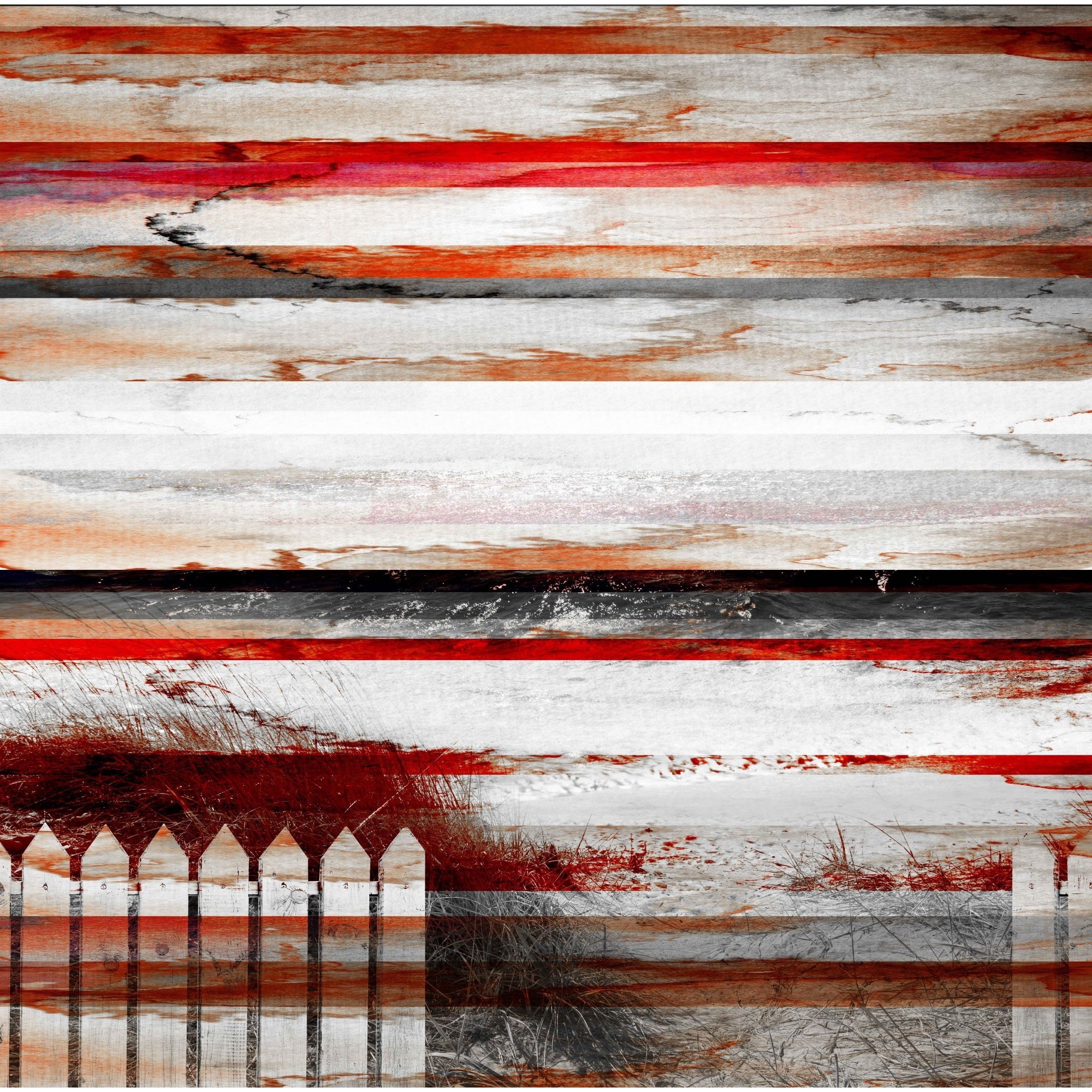 "Picket Fence" Print on Canvas