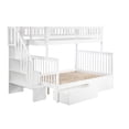 thumbnail image 6 of Woodland Staircase Bunk Bed Twin over Full with 2 Urban Bed Drawers in White, 6 of 7