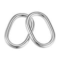 thumbnail image 4 of Unique Bargains Silver Tone Oval Buckles Iron Electroplating (10 Pack), 4 of 4