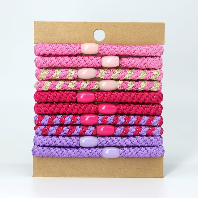 Paquete de 10 diademas con cordón para el pelo para mujer, modernas y con pinzas para el pelo, ideales para cabello grueso.