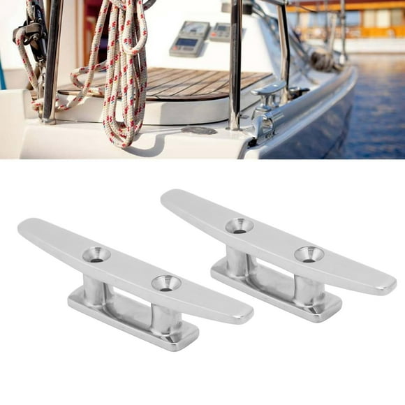 Dock Cleat,2PCs Open Base Boat Open Base Boat Cleat Boat Dock Cleat Exquisite Design