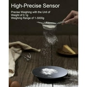 HOTO Tools HOTO Smart Digital Food Scale, 0.1g Precision Kitchen Scale, Coffee Scale with 4 Measurement Units