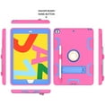 thumbnail image 5 of iPad 10.2 inch Case with Screen Protector, iPad 8th Generation 2020 Case, iPad 7th Generation 2019 Case, Dteck Full Body Rugged Shockproof Protective Case With Pencil Holder Kickstand Cover, Rose/Blue, 5 of 6