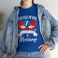 thumbnail image 2 of Celebrating 7 Years Of Love & Marriage Happy Anniversary T-Shirt, 2 of 2