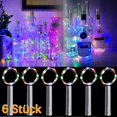 thumbnail image 1 of Paquete de 6 luces LED para botellas de vino de 1,5 m con corcho, luces para botellas, luces de cadena, luces para botellas con corchos, coloridas, 1 of 6