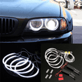 thumbnail image 3 of 12x Ccfl Angel Eye LED Ring Light White Non-Projector for E46 3 Series, 3 of 7