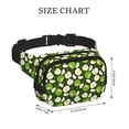 thumbnail image 4 of Disketp Green Fruit Riñonera de Doble Capa, Bolsa de Cintura Ajustable para Viajes, Correr y Senderismo, Riñonera Ligera para Hombre y Mujer, 4 of 9