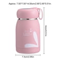 thumbnail image 4 of Yuarrent Botella de viaje aislada Pantalla de temperatura LED de acero Taza de vacío inteligente Taza de agua a prueba de fugas de gran capacidad Camping Cocina y Comedor Yuarrent HA065561-00, 4 of 6