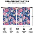 thumbnail image 2 of Blackout Kids Curtains,Pioneer Flower Childrens Insulated Curtains Set Of 2,Bedroom Essentials,Toddler Room Decor 42x54in(106x137cm), 2 of 4