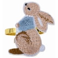 thumbnail image 3 of Easter Napkin Rings, Easter Bunny Design, Blue and Brown, Set of 4, 3 of 5
