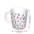 thumbnail image 2 of Yiaed Rabbit Eating Print Ceramics Coffee,Large Handle Design,Extra Large Tea and Coffee Cup for Office and Home Mugs, 2 of 6