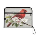 thumbnail image 7 of Accordion File Organizer with Zip Closure 13 Pockets Expanding File Folder Letter A4 Paper Document Organizer for Home Office Beautiful Red Bird, 7 of 7