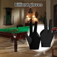 thumbnail image 3 of sunsanly 1Pc 3-Finger Billiards Glove Anti-slip Sweat-absorbing Breathable Men Women Left Hand Snooker Cue Sport Glove Billiards Accessories, 3 of 8