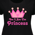 thumbnail image 4 of Inktastic Yes I Am the Princess Crown Women's Plus Size T-Shirt, 4 of 5