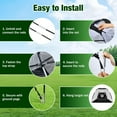 thumbnail image 6 of Golf Net with Practice Mat, 10 x 7 ft Golf Hitting Net for Outdoor Indoor Backyard Driving Chipping Swing Training, All-in-One Multi-Target Training Aid Practice Nets with Tri-Turf Mat, 6 of 8