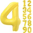 thumbnail image 1 of Globo Yeodong número 4 de lámina de helio amarillo de 40 pulgadas, 1 of 7