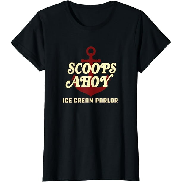 Stranger Things Scoops Ahoy Ice Cream Parlor Logo TShirt Tshirts
