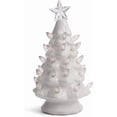 thumbnail image 3 of Milltown Merchants Multicolor Light Small Christmas Tree, Ceramic White, 6.75", 3 of 7