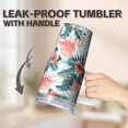 thumbnail image 5 of Flamingo Tumbler with Handle 20OZ BPA Free Coffee Mug Perfect Gifts for Women Flamingo Lovers Suitable for Birthday Christmas Occasions Commute Trips, 5 of 6