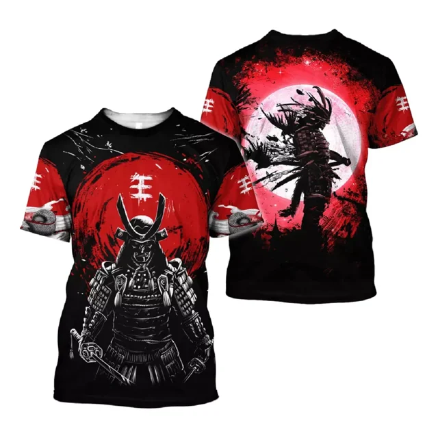 Playera De Hombre Cool Con Estampados 3d De Manga Corta