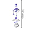thumbnail image 3 of Cheapark Evil Eye Crystal Suncatcher Pendant, Window Balcony Garden Wall Hanging Ornament for Home Festival & Gifting Decor, 14.96in, 1 Pack, 3 of 7