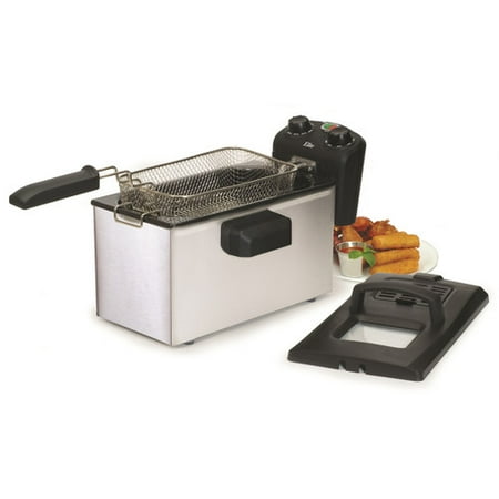 Elite Gourmet 3.5-qt Immersion Deep Fryer with Timer & Temp Knob