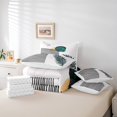 thumbnail image 4 of YST Aesthetic Bedding 7-Piece Comforter Set, Modern Abstract Lines, Twin, 4 of 4