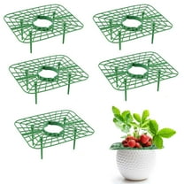 Luxtrada 5 Pack Strawberry Supports with 4 Sturdy Legs, Strawberry Growing Racks Plant Climbing Rack Vine Pillar Garden Stand Balcony Vegetable Rack