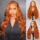 thumbnail image 2 of Pelucas de encaje en la parte delantera QZOQZO Ginger Body Wave, 71 cm, cabello humano, 2 of 6