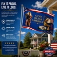 thumbnail image 4 of God Bless America Flag 3x5 Ft Double-sided Patriotic Eagle Flag, America 250th Anniversary Flag with Brass Grommets, Heavy Duty Polyester USA 250 Merchandise for Indoor Outdoor July 4th Decorations, 4 of 5
