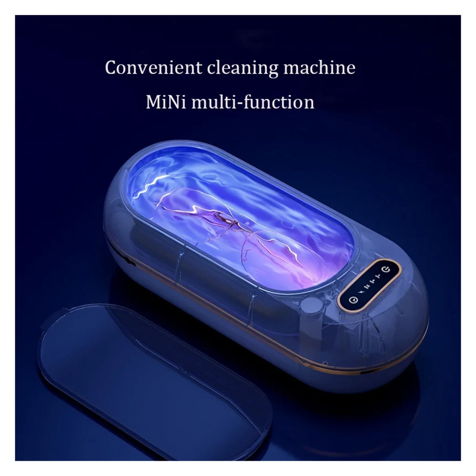 Mini Ultrasonic Eyewear Cleaner, Jewelry, Watch High-Frequency Vibration Charger, Home Accessory