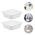 thumbnail image 4 of 10 platos cuadrados para laboratorio, bandejas de pesaje pequeñas para pesaje de muestras, recipientes de pesaje de plástico reutilizables para química, platos de pesaje portátiles, 4 of 8