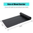 4ft x 250ft Premium Weed Barrier Landscape Fabric, 5oz Heavy Duty, Weed