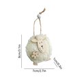 thumbnail image 2 of Christmas Cute Sheep Wool Hanging Ornament, Soft Fabric Small Pendant Accessory, Lovely Festive Decor for Xmas Tree Scene Layout Holiday Home Interior Decoration, 2 of 8
