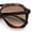 Tortoise - Brown, variant on Womens Boyfriend Large Retro Vintage Style Thick Plastic Racer Sunglasses Tortoise - Brown