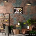 thumbnail image 3 of Sidney Crosby and Nathan MacKinnon Framed 20x29 Faceoff Canvas, 3 of 4